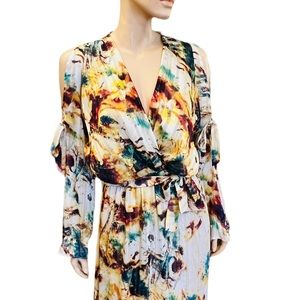 Briefly Robe Rafaeli Maxi  Dress Made in France Size 2 this fits Small/Medium